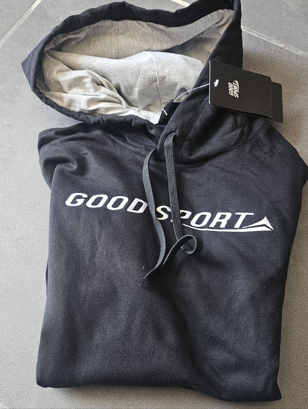 Good Sport Women's Black Pullover Hoodie Size XL